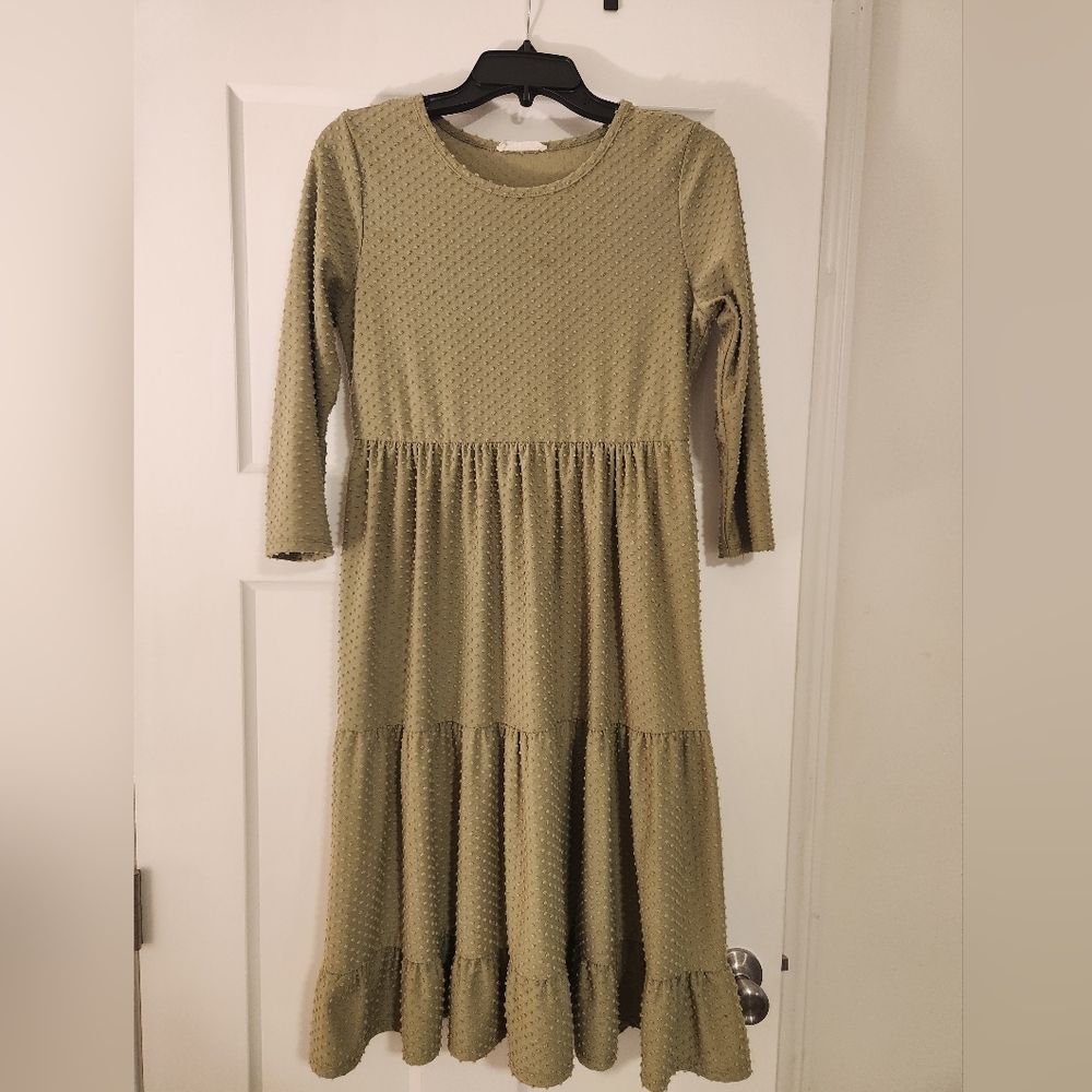 Reborn Dress in Olive Green